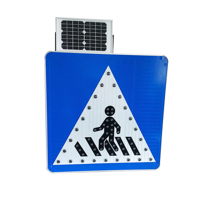 방수 태양 교통 표지판 알루미늄 태양 교차로 신호