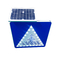 5mm LED 방수 태양열 표지판 알루미늄 바이저 태양광 보행자