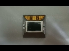 Yellow flashing 105mm IP68 Waterproof Solar Powered Cats Eyes For Driveways